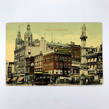 Postcard Pennsylvania Lancaster PA Duke Street Post Office 1906 Posted Undivided picture