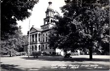 Real Photo Postcard Van Buren County Court House in Paw Paw, Michigan picture