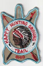 VINTAGE BOY SCOUT PATCH - HAPPY HUNTING GROUNDS TRAIL - OHIO - 4