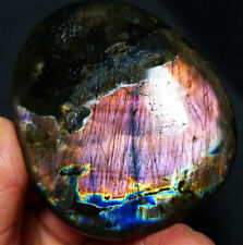 TOP214G-Natural-Labradorite-Crystal-Rough-Polished-Point-From-Madagascar-T A667 picture