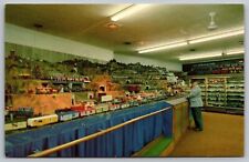 A D Toy Train Village Plymouth Saint Middleborough Massachusetts VNG Postcard picture