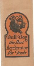 12 Vintage Strips of BULL DOG ACCELERATOR FOR FORD MOTOR Paper Packaging Tape picture