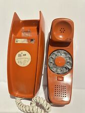 Vintage 1970s GTE Rotary Dial Trimline Telephone Orange picture