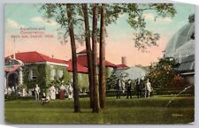 1907-15 Postcard Aquarium & Conservatory Belle Isle Detroit Michigan picture