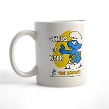 Peyo The Smurfs Genius at Work Mug Coffee Cup Blue Smurf picture