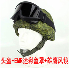 US Ship Replica Green 6b26 Russian 99 Tactical Training Helmet W/Helmet Goggle picture