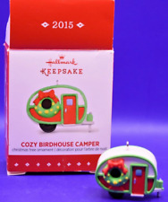 Hallmark Keepsake Cozy Birdhouse Camper 2015 Miniature Ornament picture