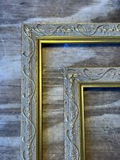 SUPERB GRAND 20th Century Ornate Floral Vine Wrapped Gold Gilt Gesso Frame picture
