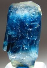 EXCEPTIONAL RARE DEEP BLUE GEM EUCLASE CRYSTAL LOST HOPE MINE ZIMBABWE  picture
