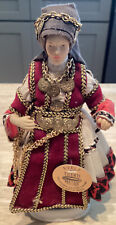 Vintage Handcrafted Evelt Themis Traditional Greek Costume Porcelain Doll picture
