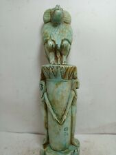 RARE ANTIQUE ANCIENT EGYPTIAN Statue Baboon Isis Protection 1675-1620 Bc picture