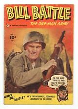 Bill Battle The One Man Army #1 VG- 3.5 1952 picture