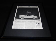 1960 Fiat Spider Framed 11x14 ORIGINAL Vintage Advertisement picture