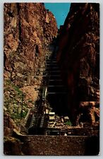 Postcard CO Royal Gorge Incline Railway - Royal Gorge, Colorado picture