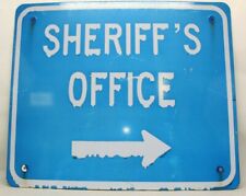  LARGE RETIRED SHERIFF'S OFFICE STREET SIGN picture