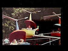 c1960's Knoebels Amusement Park, Elysburg PA Helicopters Ride Vintage Postcard picture