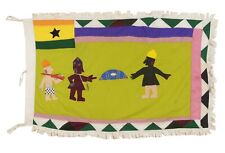 Traditional Ghanaian Asafo Flag - Authentic Symbol of Fante African Heritage  picture