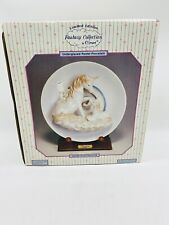 Unicorn Collector Plate 1989 by Arnart Imports Underglazed Pastel Porcelain NIB picture