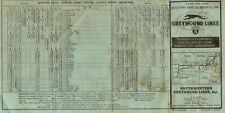 Dec 2 1953 Southwestern Greyhound Bus Lines pocket time table picture