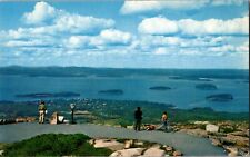 Postcard Maine Bar Harbor Porcupine Islands Mt Cadillac, Acadia picture