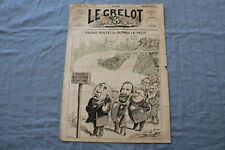 1873 MAY 18 LE GRELOT NEWSPAPER - FAUSSE ROUTE-ALFRED LE PETIT-FRENCH - NP 8622 picture