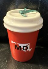 2016 State of Maryland Mini Starbucks Red Coffee To Go Cup Christmas Ornament picture