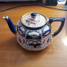 Vintage Rare 1930 Hand Painted Gaudy Japan Price Bro Bone China Teapot picture
