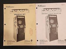 Williams Stargate Arcade Instruction Manual W/Parts List &  Drawing Set  1981 picture