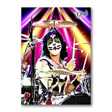 Eric Singer Kiss Headliner Sketch Card Limited 21/30 Dr. Dunk Signed picture
