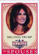 2016 Decision The Spouses #63 Melania Trump Rookie Card RC GEM MINT Pack Fresh picture
