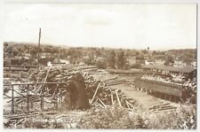 1930's Centralia, Washington - REAL PHOTO Logging scene, Sawmill - Old Postcard picture