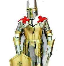 Medieval Costume Knight Wearable Suit Of Armor Crusader Combat Full Body Armour picture