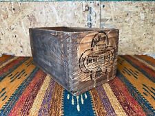 RARE Belknap Blue Grass Axes Wooden Crate Box Kentucky Advertisement  picture