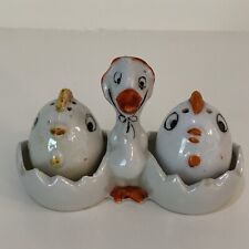 Vintage Hen And Chicks Salt & Pepper Shakers Made In Japan picture