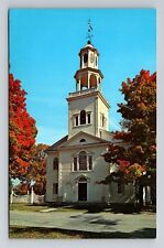 Bennington VT-Vermont, The Old First Church, Religion, Vintage Postcard picture