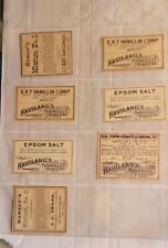 NM Group Of 7 Vintage Pharmaceutical Labels picture