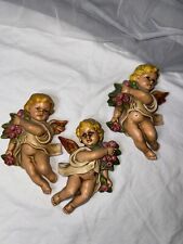 Hand Painted Angel Cherub Wall Decor Made in Japan by 