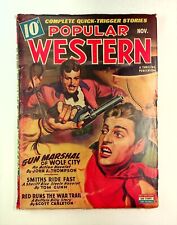Popular Western Pulp Nov 1944 Vol. 27 #3 VG picture
