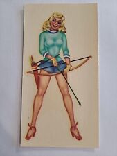 Meyercord Pinup Girl Vintage Transfer Decal 1950s b picture