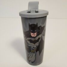 Tupperware BATMAN Plastic Tumbler with Lid DC Comics Drinking Glass NEW  picture