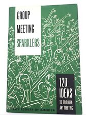1964 (c1962) Group Meeting Sparklers Boy Scout of America BSA No. 3122A Leaders picture
