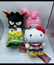 Badtz-Maru, Keroppi, My Melody & Hello Kitty 9” Plush My Hero Academia -Set Of 4 picture