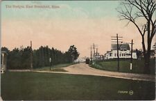 The Hedges East Brookfield Massachusetts Trolley Streetcar Postcard picture