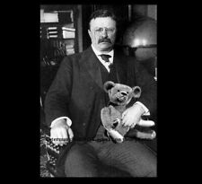 President Theodore Teddy Roosevelt PHOTO Teddy Bear Jonathan Edwards,White House picture