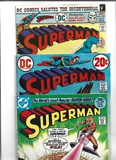 **WOW FROM DC COMICS**  SUPERMAN COMIC BOOK BRONZE AGE LOT picture