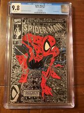 SPIDER-MAN #1 8/90 CGC 9.8 WHITE PAGES -SILVER EDITION NICE KEY picture