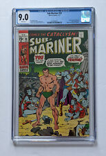 Namor The Sub-Mariner #33 CGC 9.0 White Page 1971 Bronze Age Marvel Comic picture