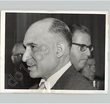 EGYPT Min. MAHMOUD FAWZI & ISRAEL Abba Eban @ UN MIDDLE EAST 1957 Press Photo picture