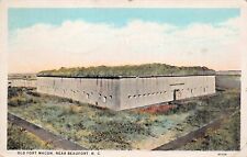 Beaufort NC Old Fort Macon Civil War Army Military Fortress Vtg Postcard A65 picture