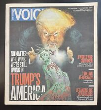 The Village Voice October 26 - November 1st 2016 Donald Trump Bill Sienkiewicz picture